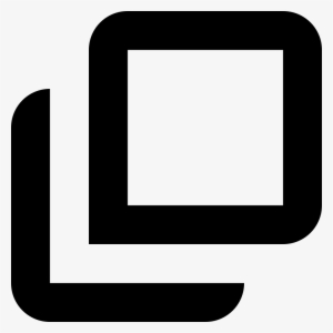 Square Outline Symbol - Popup Icon Svg #1077028