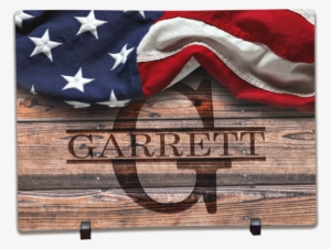 Personalized Glass Cutting Boards Rustic Flag - Gold Star Mother: A Story Of Love, Sacrifice And Service #1077227