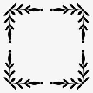Decorative Corners Stencil Designs Drawing Decorative - Decorative Corner Clip Art #1077408