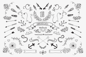 100 Handsketched Vector Elements Example Image - Hand Sketched Vector Elements Png #1077758