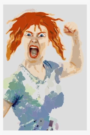 Medium Image - Very Angry Woman #1078003