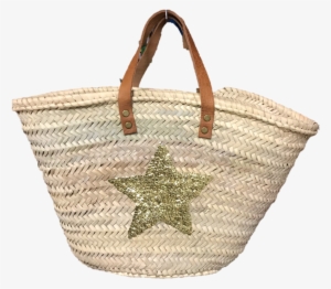 Home > Straw And Beach Bags > Summer Straw Golden Star - Tote Bag #1078043