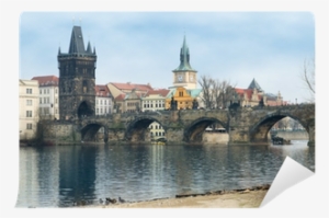 Charles Bridge And Old Clock Tower View, Czech Republic - Charles Bridge #1078232