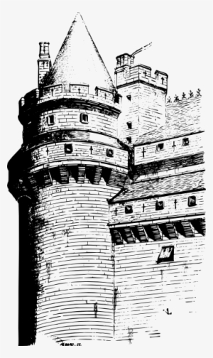 Castle Sketch Transparent #1078329