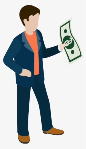 Businessman With Money Designshop - Businessman With Money Png #1078475
