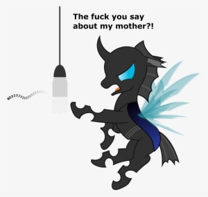 Waveywaves, Buzzing, Cfl, Changeling, Frown, Glare, - Cartoon #1078540