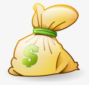 Cartoon Cash Png - Money Bag Icon Png #1078567