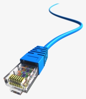 Svg Black And White Stock Electronics Clipart Network - Cable Internet Png #1078990