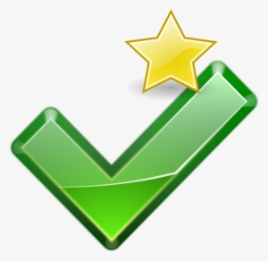 Open - Star With Check Icon #1079197