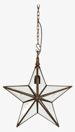Star Pendant Light Small Star Pendant With Copper Fini - Pendant #1079896