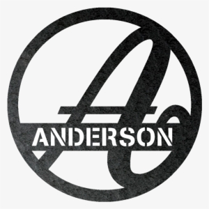 Circle Initial & Name Monogram - Initial #1081066