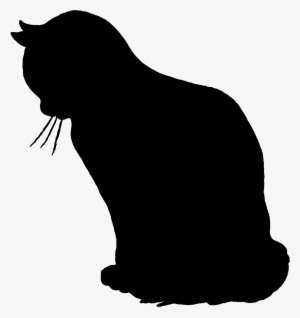 Cat Silhouette By Anitess-d6u78i5 - Sitting Cat Silhouette Png #1081071