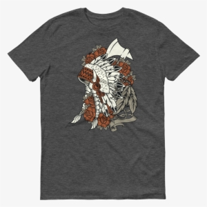 Headdress Tee - Je Suis Une Cœur Guerrier Ci Coeur Défaut Unisexe Chemise #1081117