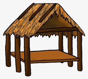 Native American Clip Art - Seminole Chickee #1081194