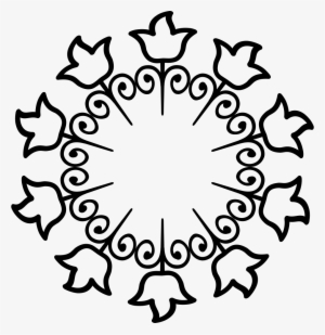 Floral Circular Design Comments - Natural Shapes In Design #1081379