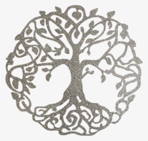 Products/tree Of Life Silver - Black And White Tree Of Life #1081767