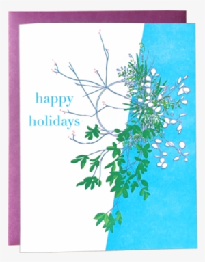 Modern Wreath Holiday Card - Greeting Card #1081990