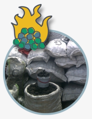 Replacing Charcoal With Briquettes Allows For Significant - Fountain #1082640