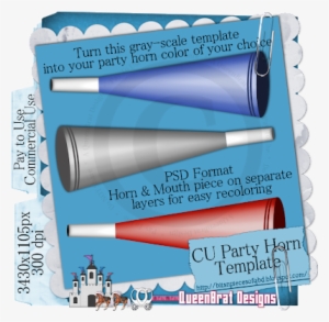 Party Horn Png Check Out My Store To Purchase All Full - Party Horn #1082850