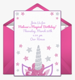 Customizable, Free Unicorn Horn Online Invitations - Party #1082941