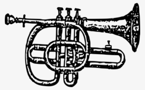 Cornet Trumpet Mellophone Bugle Musical Instruments #1083142