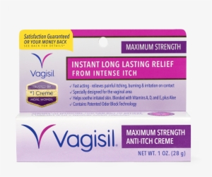 Maxstrength Box Front R1 - Vagisil Medicated Anti-itch Creme, Maximum Strength, #1083209