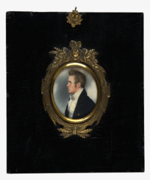 Nathaniel Jocelyn, Miniature Watercolor On Ivory, 1817 - George Munger #1083398