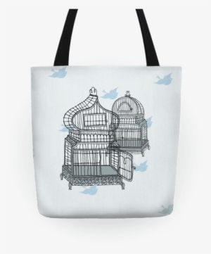 Open Birdcage Tote - Library #1083427