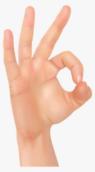 Okay Hand Png Clip Art Image - Okay Hand Png #1083814