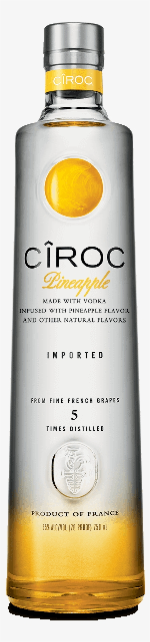 Ciroc Red Berry Png - Pineapple Ciroc Bottle #1083988