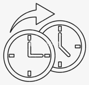 Drawn Clock Arrow Png - Time Arrow #1084518