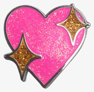 Glitter Pink Png - Heart Emoji Png #1085188