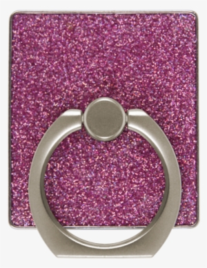 Pink Glitter Phone Finger Ring - Phone Finger Ring Clipart #1085283