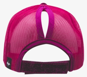 Hat - "u - P - Silhouette" Women's Hot Pink Glitter #1085345