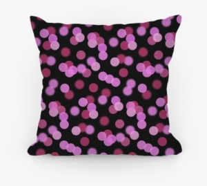 Pink Glitter Bokeh Pattern Pillow - Pillow #1085598