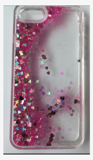 Pink Glitter Liquid For Iphone 7/8 - Iphone 7 #1085620