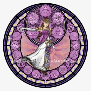 Image Library Stock Commission Zelda By Akili Amethyst - Princess Zelda Stained Glass #1085921