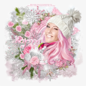 Pink Glitter And Snow - Illustration #1085923