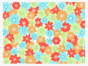 Flowers Pattern, - Vector Graphics #1086176