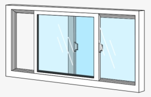 T1000 Thermalized Aluminum Horizontal Sliding Windows - Horizontal Sliding Window #1086196