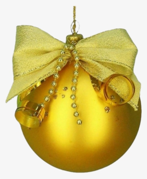 Gif Noel Page - Boule De Noel Dore #1086309