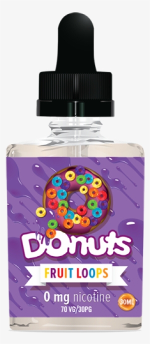 Donuts Fruit Loops E-juice (0mg/30ml) - Fruit Loops Vape Juice #1086335