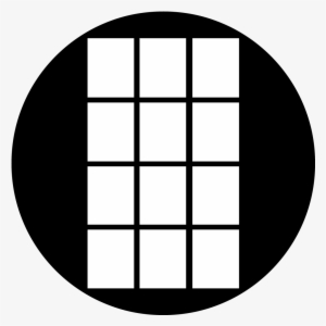Apollo Design He-1442 Windowpane B&w Superresolution - Window Gobo #1086397