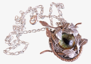 Gothic Necklace Serpent Necklace Snake Eye Necklace - Body Jewelry #1087171