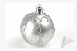Bola Decorativa De Navidad Gris Y Dibujos Wall Mural - Christmas Ornament #1087176