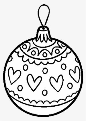 Dibujo De Bola De Navidad Estampada Para Colorear - Palline Di Natale Da Colorare #1087218