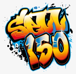 Design Graffiti Art Name With Character Or Logo Wall - Graphic Design #1087468