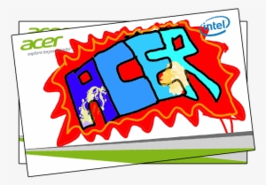 Aacer Digital Graffiti Wall Branded Print - Graffiti #1087752