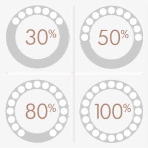 Please Select How Far Around The Stones On Your Wedding - Circle #1088385