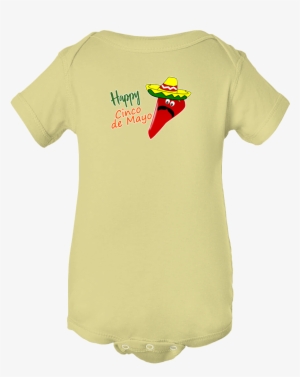 Happy Cinco De Mayo Mexican Sombrero Baby Onesie Bodysuit - Candy Corn Skeleton Hallween Costume Baby Bodysuit #1088405